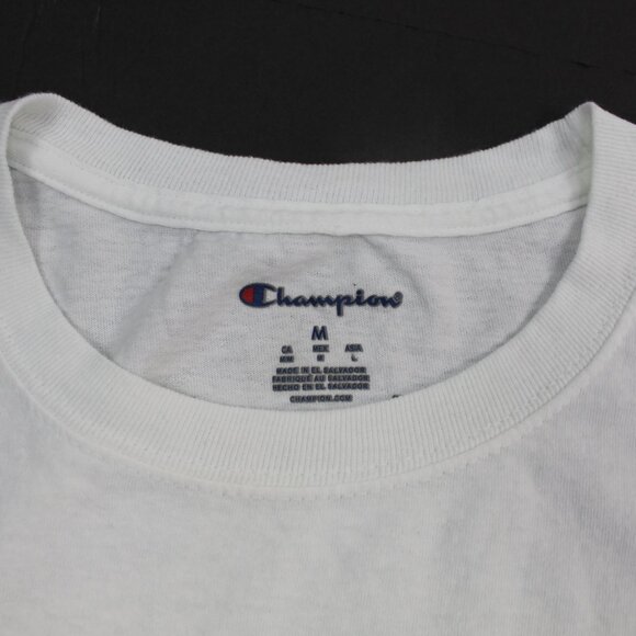 Furman University Champion Adult Tshirt White Size Medium - Picture 9 of 9